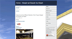 Desktop Screenshot of masjidaddawahilaallaah.org